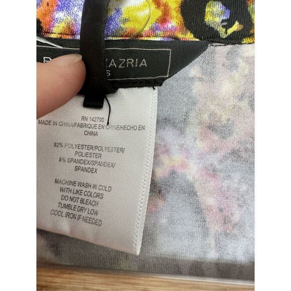 BCBGMAXAZRIA Mystical Leopard Art to Wear Shirt sz PM - Picture 4 of 6